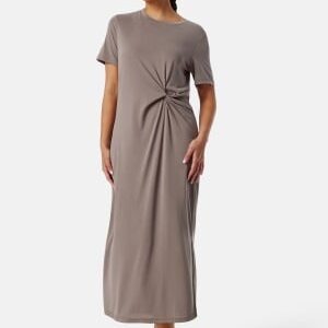 Pieces Pcanora O-Neck Midi Dress Brown XS