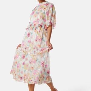 VILA Vivoline 2/4 midi flounce dress Patterned 36